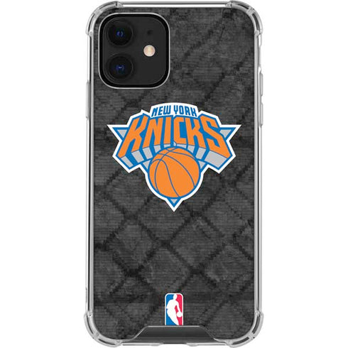 NBA New York Knicks Dark Rust iPhone 12 Clear Case