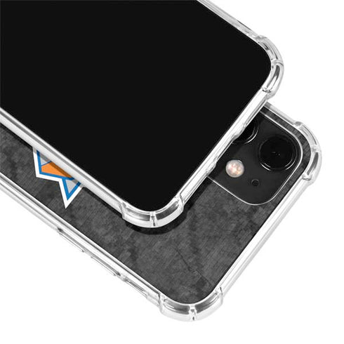 NBA New York Knicks Dark Rust iPhone 12 Clear Case