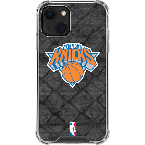 NBA New York Knicks Dark Rust iPhone 13 Mini Clear Case
