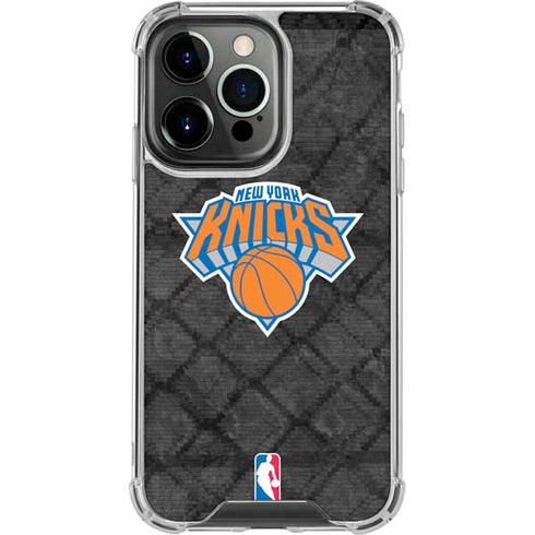 NBA New York Knicks Dark Rust iPhone 13 Pro Clear Case