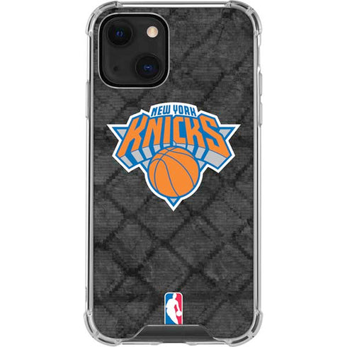NBA New York Knicks Dark Rust iPhone 14 Clear Case