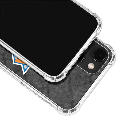 NBA New York Knicks Dark Rust iPhone 14 Plus Clear Case