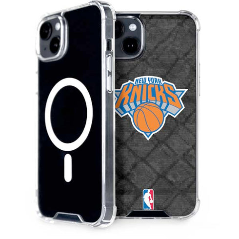 NBA New York Knicks Dark Rust iPhone 15 Plus MagSafe Case