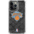 NBA New York Knicks Dark Rust iPhone 15 Pro Clear Case