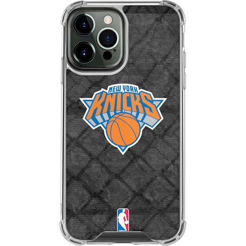 NBA New York Knicks Dark Rust iPhone 15 Pro Max Clear Case