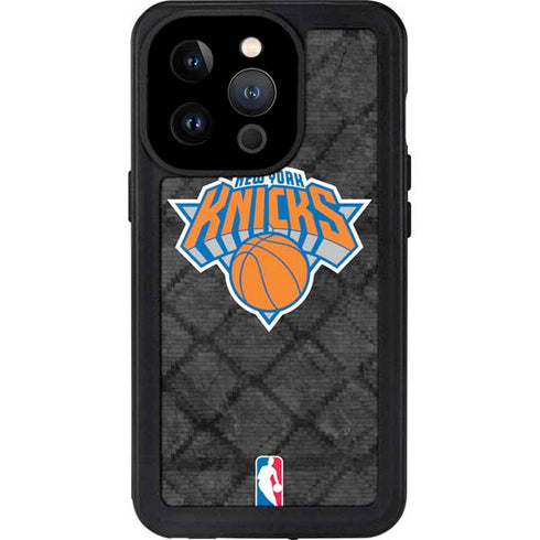 NBA New York Knicks Dark Rust iPhone 14 Pro Waterproof Case