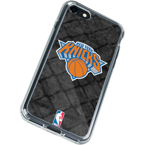 NBA New York Knicks Dark Rust iPhone SE (2nd & 3rd Gen) Clear Case