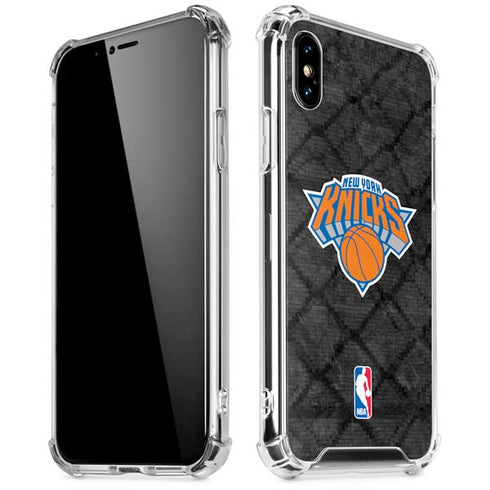 NBA New York Knicks Dark Rust iPhone XS Max Clear Case