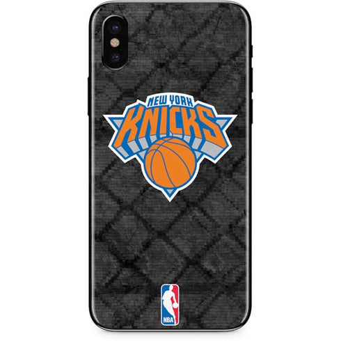 NBA New York Knicks Dark Rust iPhone XS Skin