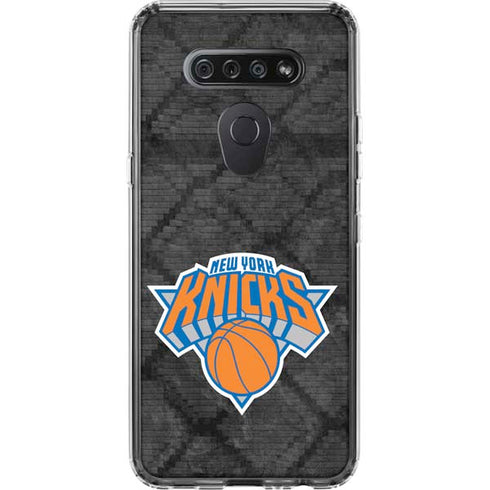 NBA New York Knicks Dark Rust LG K51/Q51 Clear Case