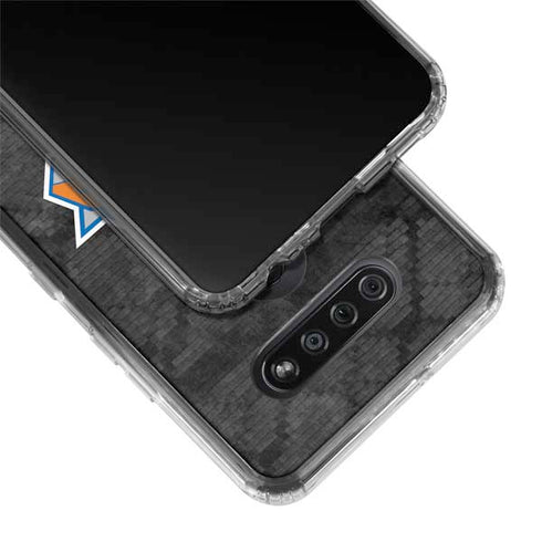 NBA New York Knicks Dark Rust LG K51/Q51 Clear Case