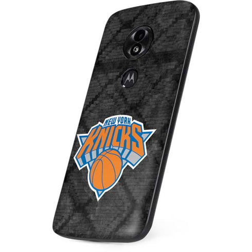 NBA New York Knicks Dark Rust Moto E5 Play Skin