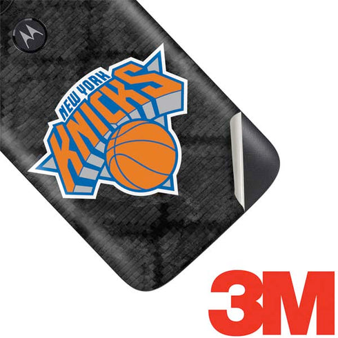 NBA New York Knicks Dark Rust Moto E5 Play Skin