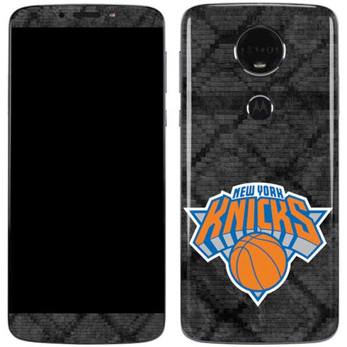 NBA New York Knicks Dark Rust Moto E5 Plus Skin