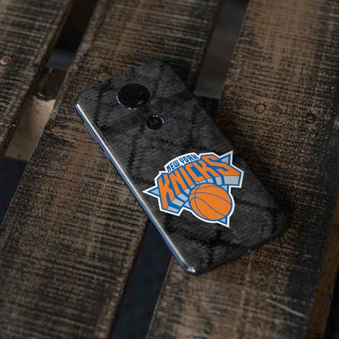 NBA New York Knicks Dark Rust Moto E5 Plus Skin
