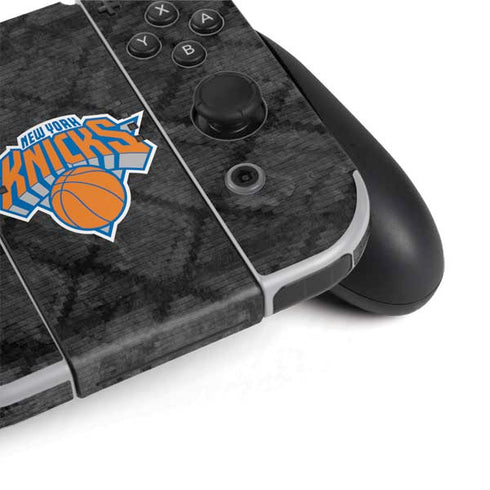 NBA New York Knicks Dark Rust Nintendo Switch OLED (2021) Skin