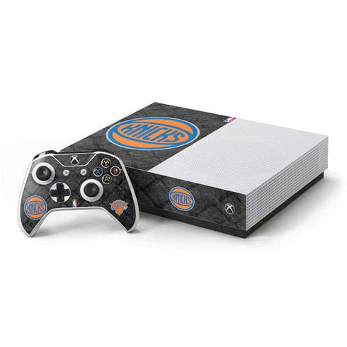 NBA New York Knicks Dark Rust Xbox One S All-Digital Edition Bundle Skin