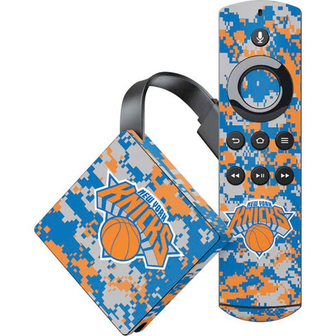NBA New York Knicks Digi Camo Amazon Fire TV Skin