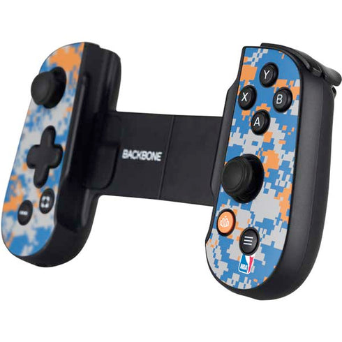 NBA New York Knicks Digi Camo Backbone One for iPhone Game Controller Skin