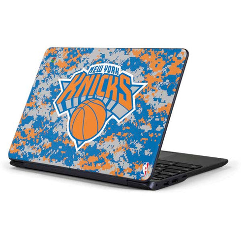 NBA New York Knicks Digi Camo Samsung Chromebook Skin