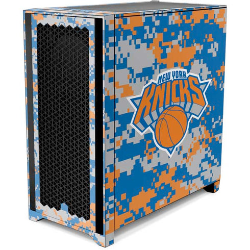 NBA New York Knicks Digi Camo Corsair 4000D Tempered Glass Mid-Tower ATX Case Skin