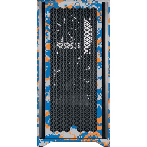 NBA New York Knicks Digi Camo Corsair 4000D Tempered Glass Mid-Tower ATX Case Skin
