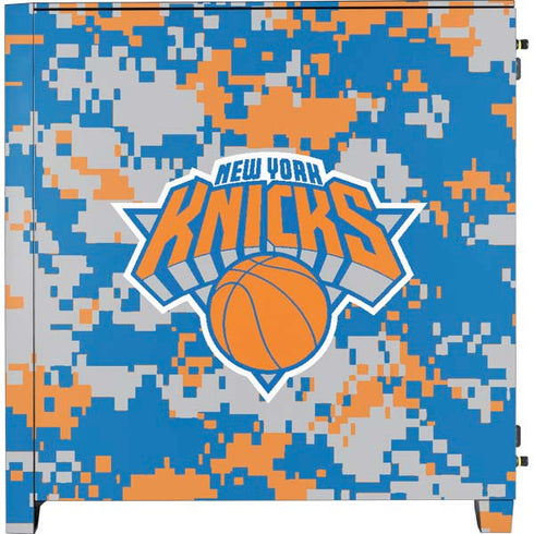 NBA New York Knicks Digi Camo Corsair 4000D Tempered Glass Mid-Tower ATX Case Skin