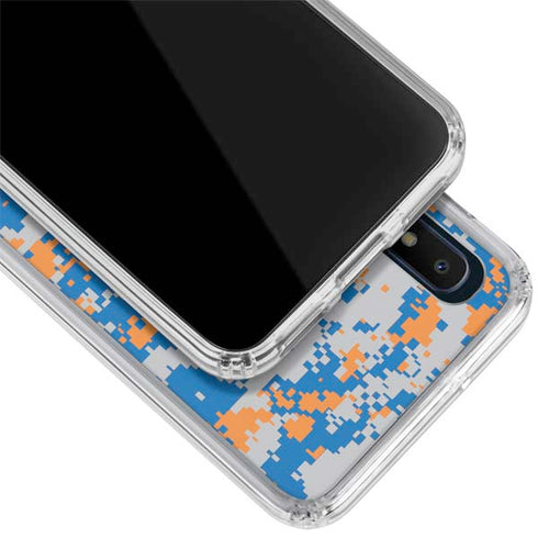 NBA New York Knicks Digi Camo Galaxy A10e Clear Case