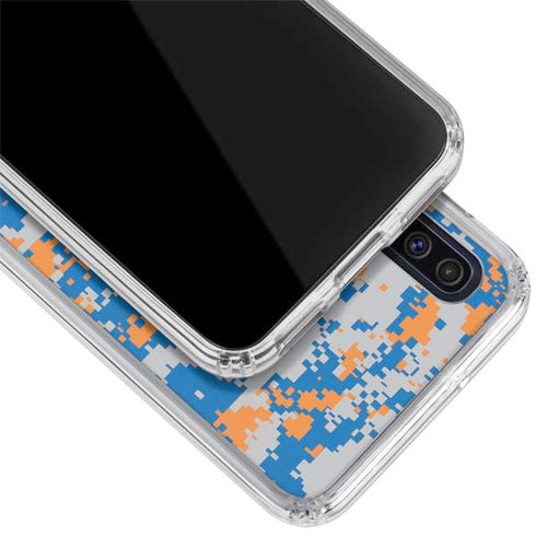 NBA New York Knicks Digi Camo Galaxy A50 Clear Case