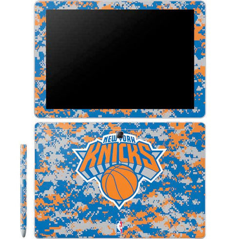 NBA New York Knicks Digi Camo Galaxy Book 12in Skin