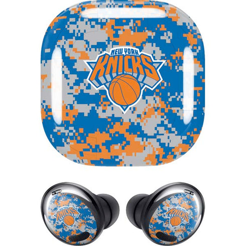 NBA New York Knicks Digi Camo Galaxy Buds Pro Skin
