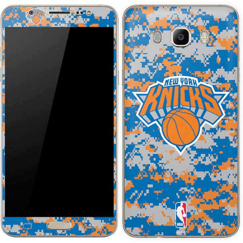 NBA New York Knicks Digi Camo Galaxy J7 Skin