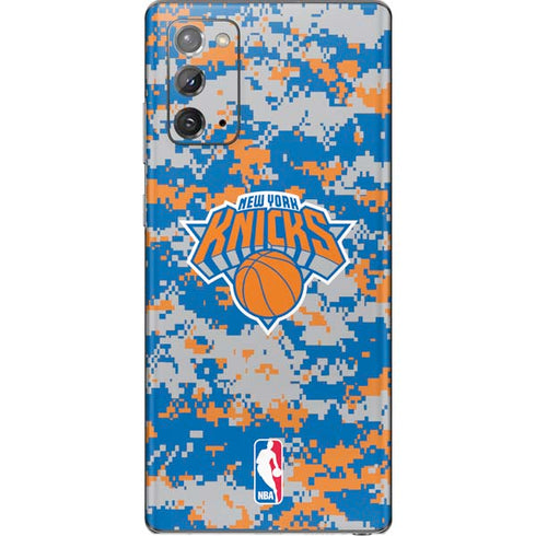 NBA New York Knicks Digi Camo Galaxy Note20 5G Skin