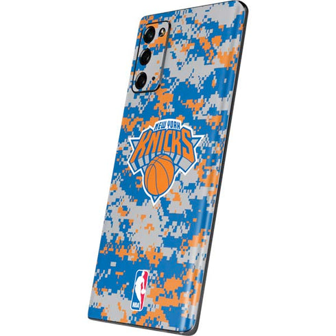 NBA New York Knicks Digi Camo Galaxy Note20 5G Skin