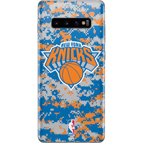 NBA New York Knicks Digi Camo Galaxy S10 Plus Skin