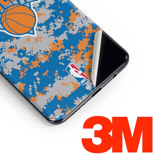 NBA New York Knicks Digi Camo Galaxy S10 Plus Skin