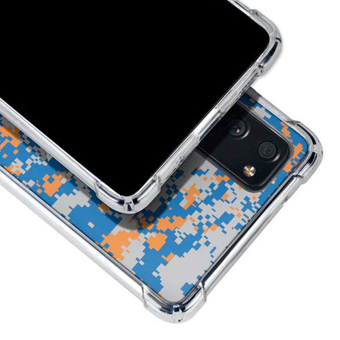 NBA New York Knicks Digi Camo Galaxy S20 FE Clear Case