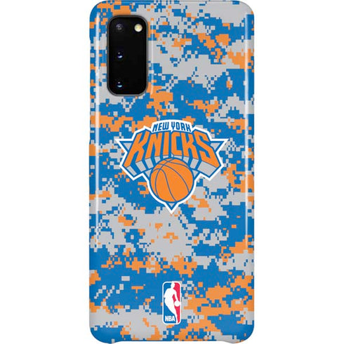 NBA New York Knicks Digi Camo Galaxy S20 Lite Case