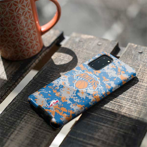 NBA New York Knicks Digi Camo Galaxy S20 Plus Pro Case