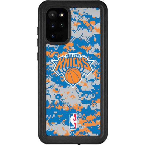 NBA New York Knicks Digi Camo Galaxy S20 Plus Waterproof Case