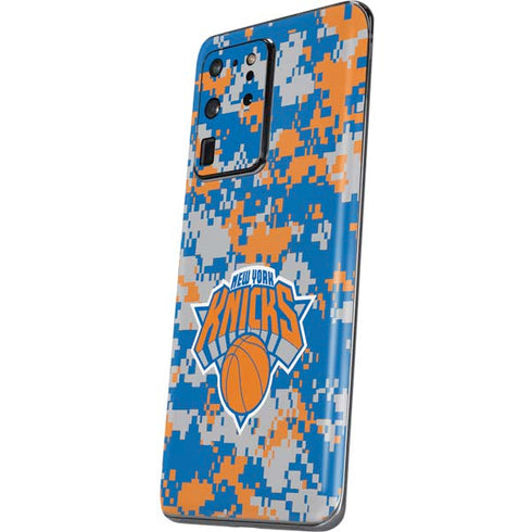 NBA New York Knicks Digi Camo Galaxy S20 Ultra 5G Skin