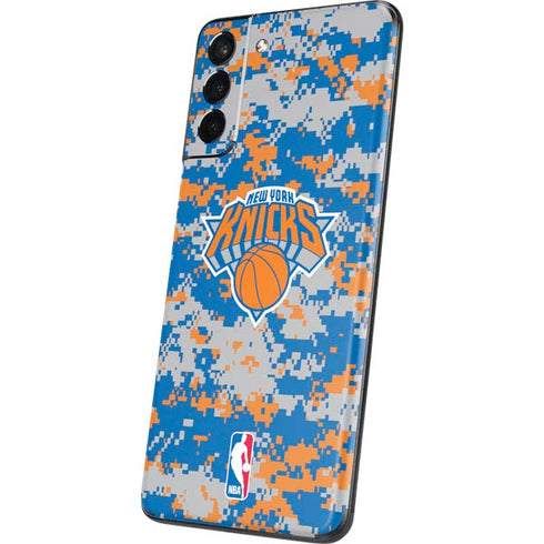 NBA New York Knicks Digi Camo Galaxy S21 5G Skin