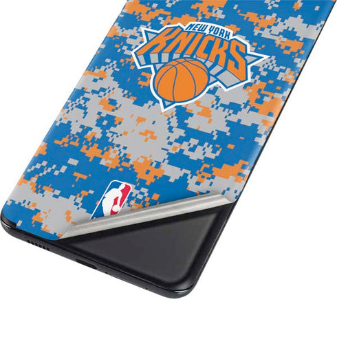 NBA New York Knicks Digi Camo Galaxy S21 5G Skin