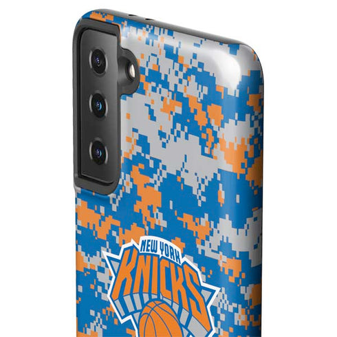 NBA New York Knicks Digi Camo Galaxy S21 Plus 5G Pro Case