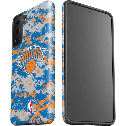 NBA New York Knicks Digi Camo Galaxy S21 Plus 5G Pro Case