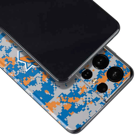 NBA New York Knicks Digi Camo Galaxy S21 Ultra 5G Skin