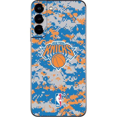 NBA New York Knicks Digi Camo Galaxy S22 Plus Skin