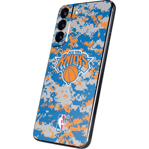 NBA New York Knicks Digi Camo Galaxy S22 Plus Skin
