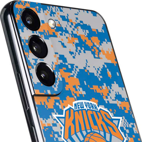 NBA New York Knicks Digi Camo Galaxy S22 Plus Skin