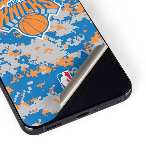 NBA New York Knicks Digi Camo Galaxy S22 Plus Skin